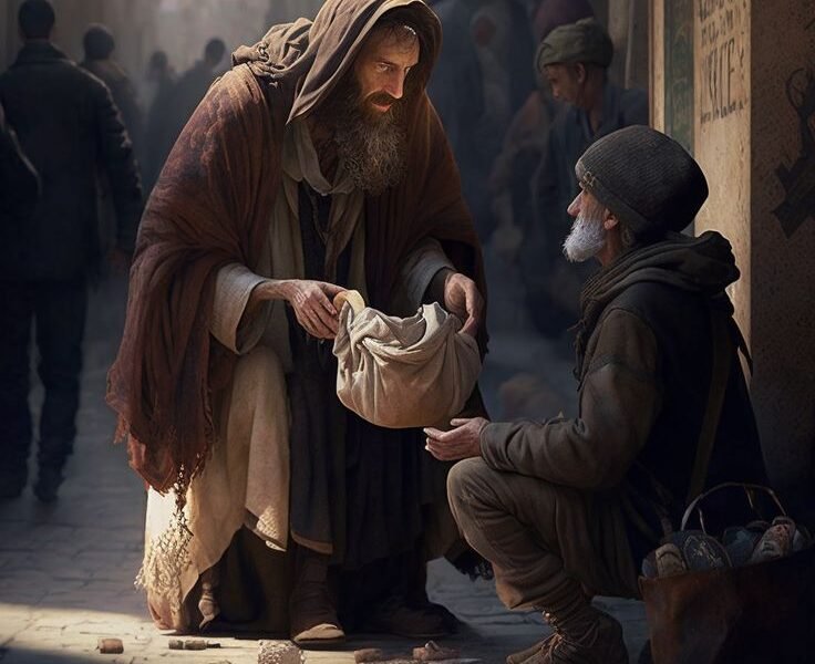 orang sedang mencontoh yang baik